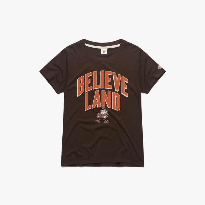 Women's Believeland Cleveland Browns Brownie