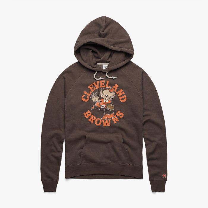 Women's Cleveland Browns Brownie Stiff Arm Hoodie