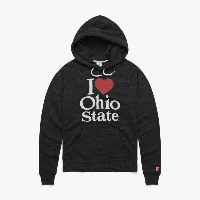 Women's I Heart Ohio State Hoodie