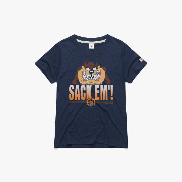 Women's Looney Tunes Taz Sack Em' x Chicago Bears