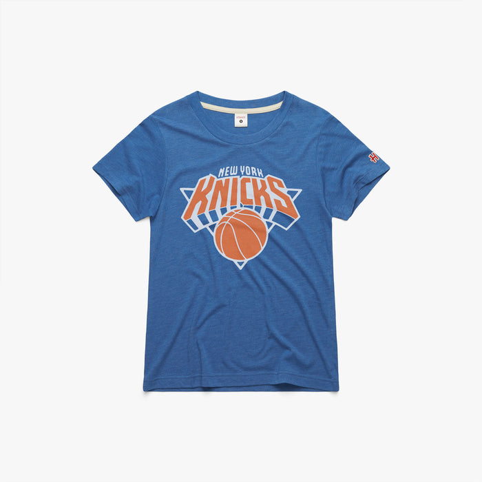 5th & Ocean Women's New York Knicks Blue Logo Hoodie