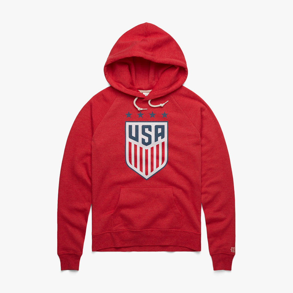 Women's USWNT Crest Hoodie | Retro Women's US Soccer Hoodie – HOMAGE