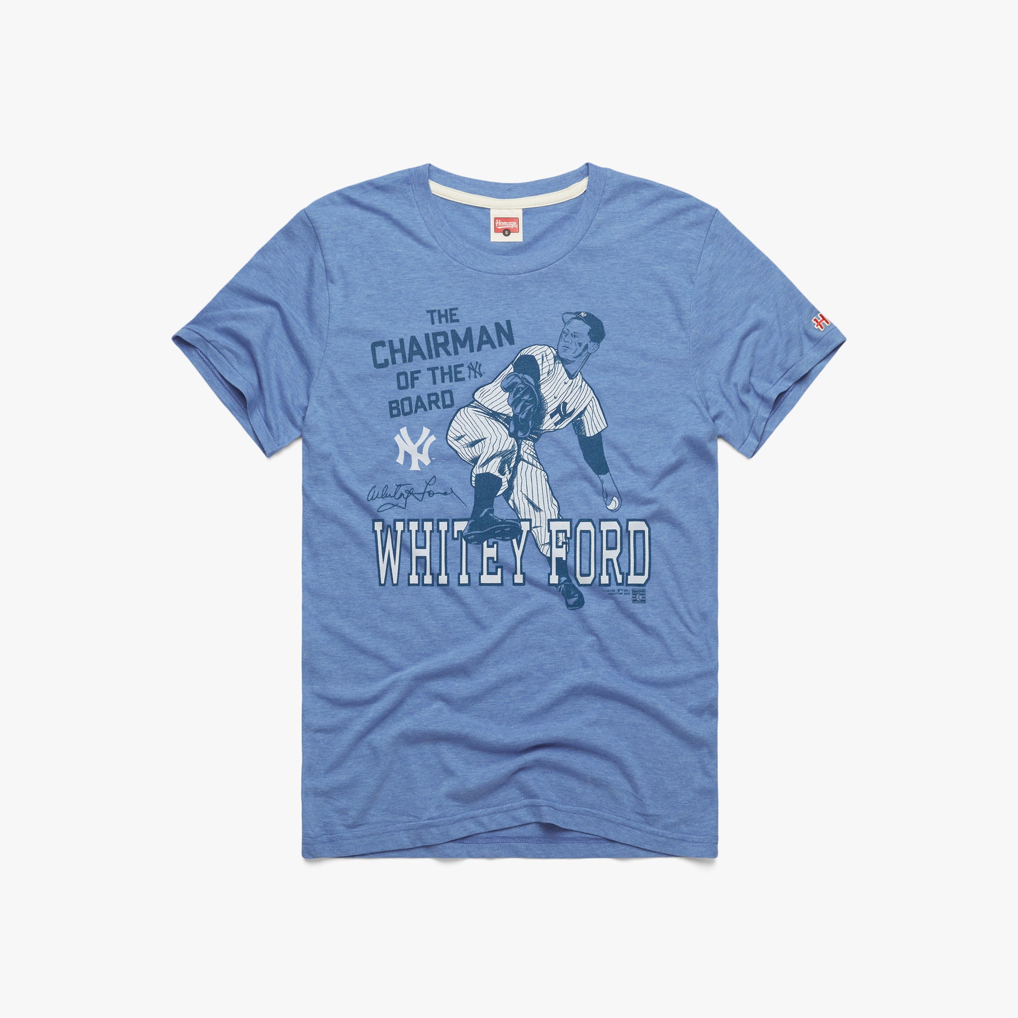 Yankees Whitey Ford Signature | Retro New York Yankees T-Shirt – HOMAGE