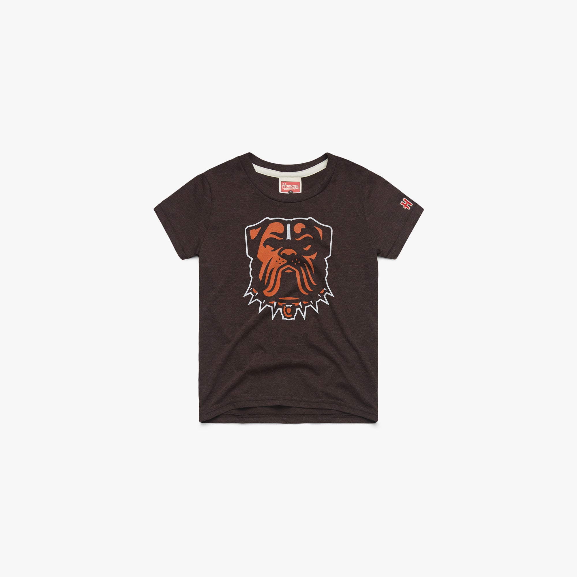 Cleveland Browns Dog Logo T-Shirt from Homage. | Officially Licensed Vintage NFL Apparel from Homage Pro Shop.