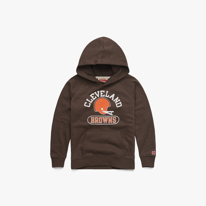 Youth Cleveland Browns Throwback Helmet Hoodie