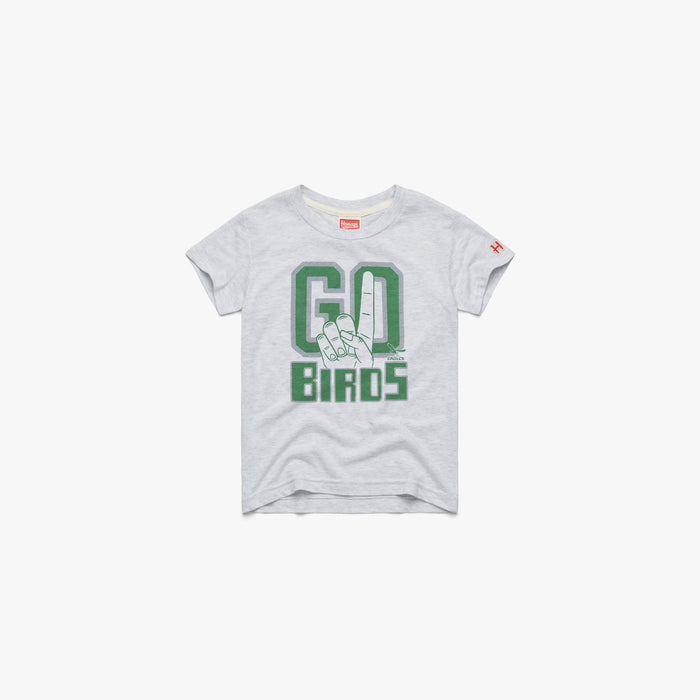 Philadelphia Eagles Helmet Retro T-Shirt | Kelly Green Eagles Apparel from Homage. | Officially Licensed NFL Apparel from Homage Pro Shop.