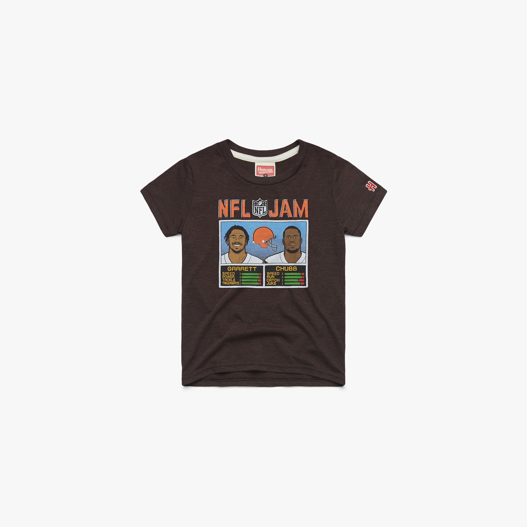 2022 NFL Jam Myles Garrett And Nick Chubb Cleveland Browns Shirt