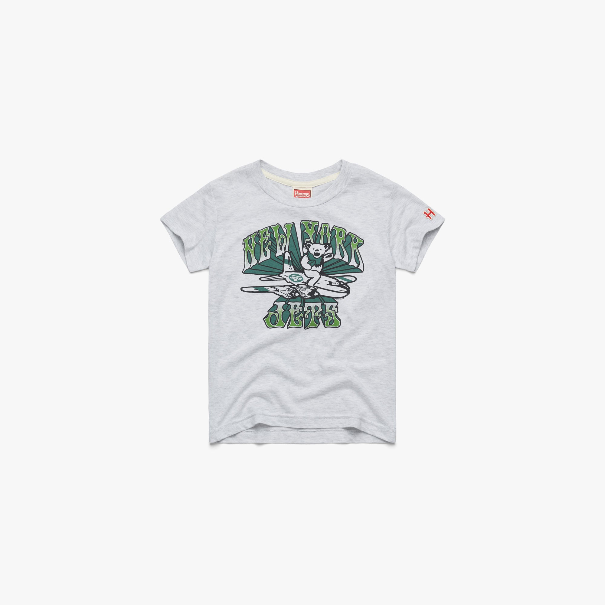 MLB x Grateful Dead x Cubs T-Shirt from Homage. | Light Blue | Vintage Apparel from Homage.