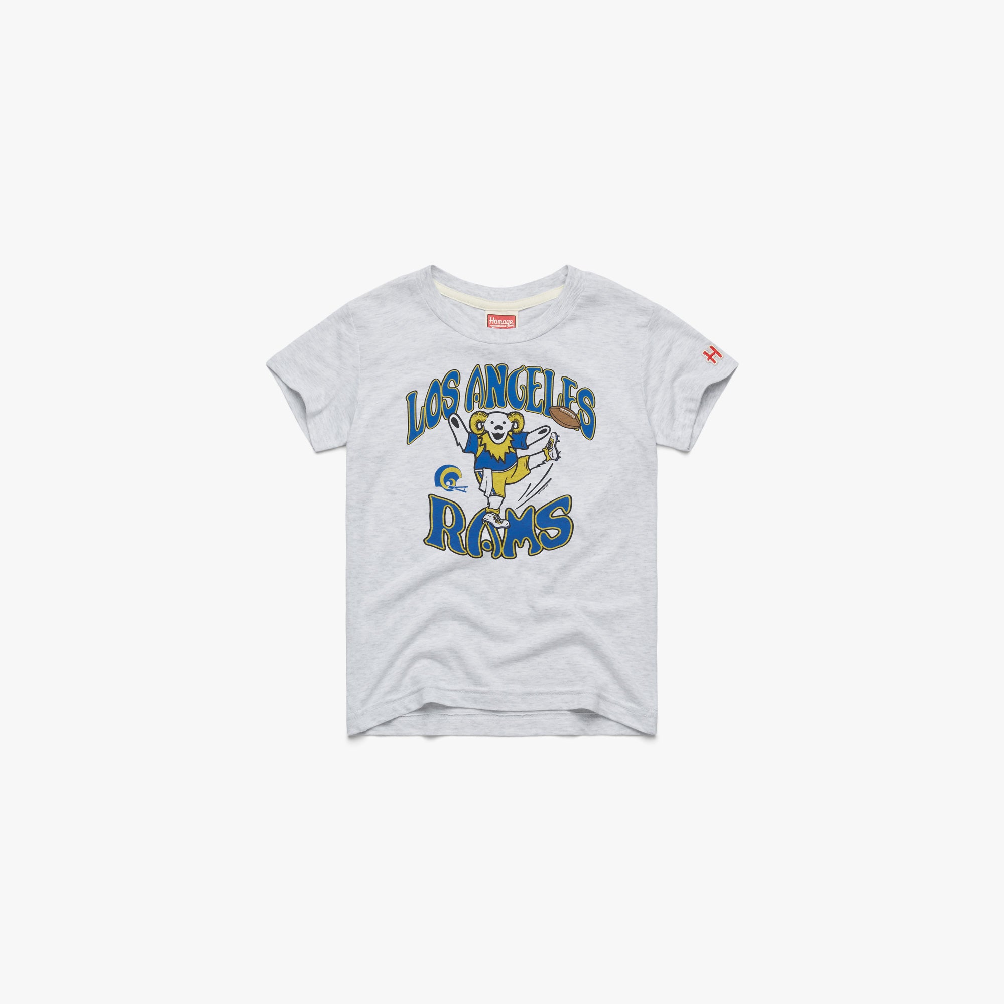 MLB x Grateful Dead x Cubs T-Shirt from Homage. | Light Blue | Vintage Apparel from Homage.