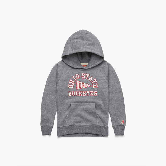 Youth Ohio State Buckeyes Pennant Hoodie