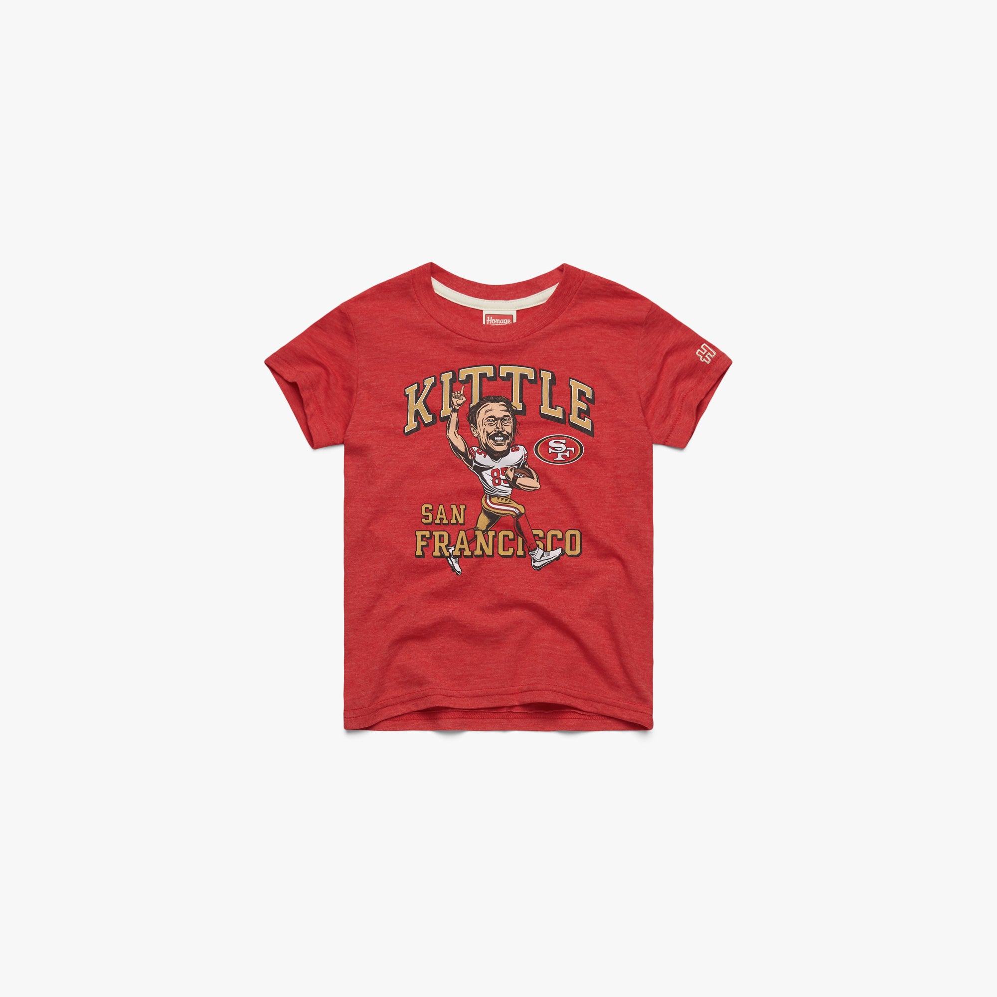 https://www.homage.com/cdn/shop/files/Youth-San-Francisco-49ers-George-Kittle-03011642317-red-flat.jpg?v=1694463721&width=2000