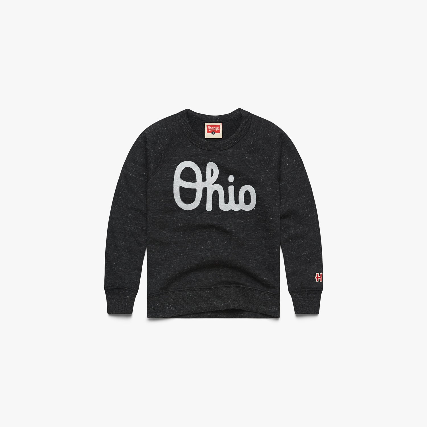 Youth Script Ohio from Homage. | Red/White Ink | Vintage Apparel from Homage.