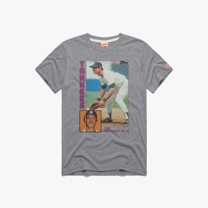 1990 Don Mattingly NY Yankees Player Card T-Shirt