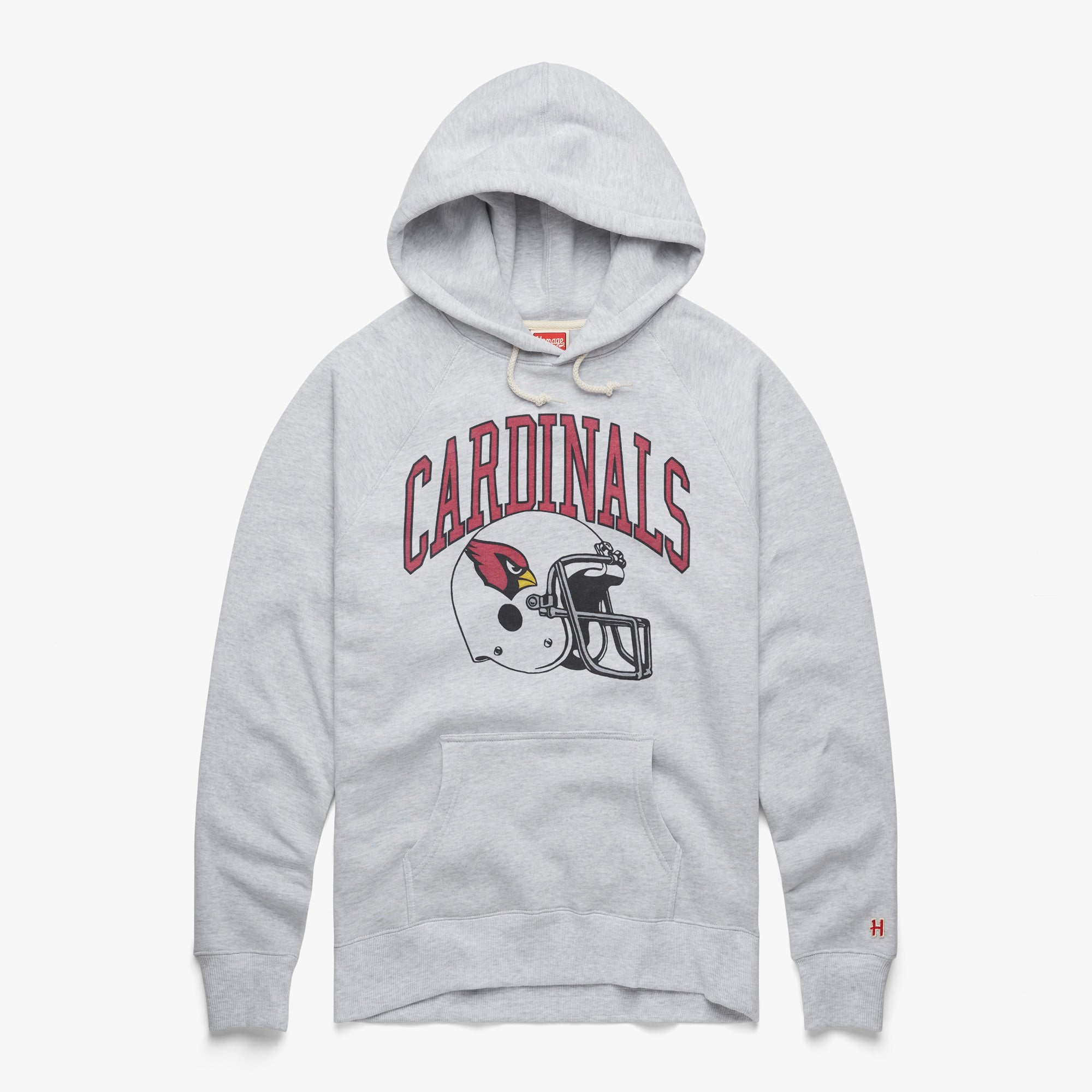 Arizona Cardinals Helmet Hoodie from Homage. | Officially Licensed Vintage NFL Apparel from Homage Pro Shop.