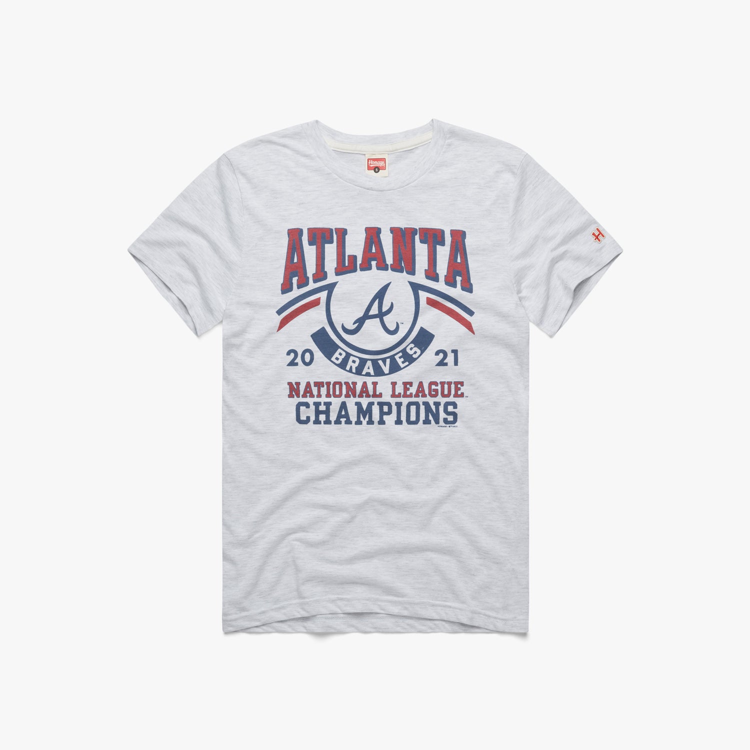 Men's Atlanta Braves Pro Standard White Team Logo T-Shirt