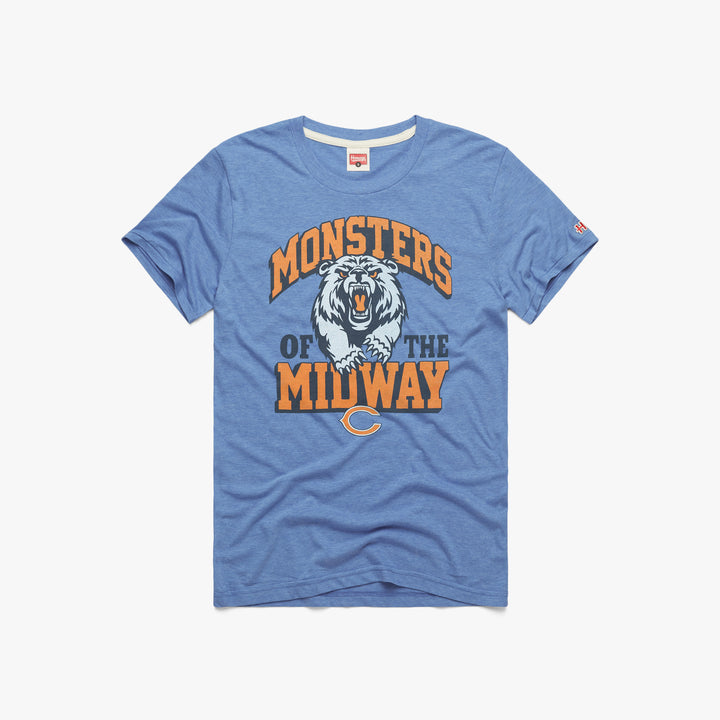 NFL (CSA) - Chicago Bears Monster Of The Midway T-Shirt 1990s