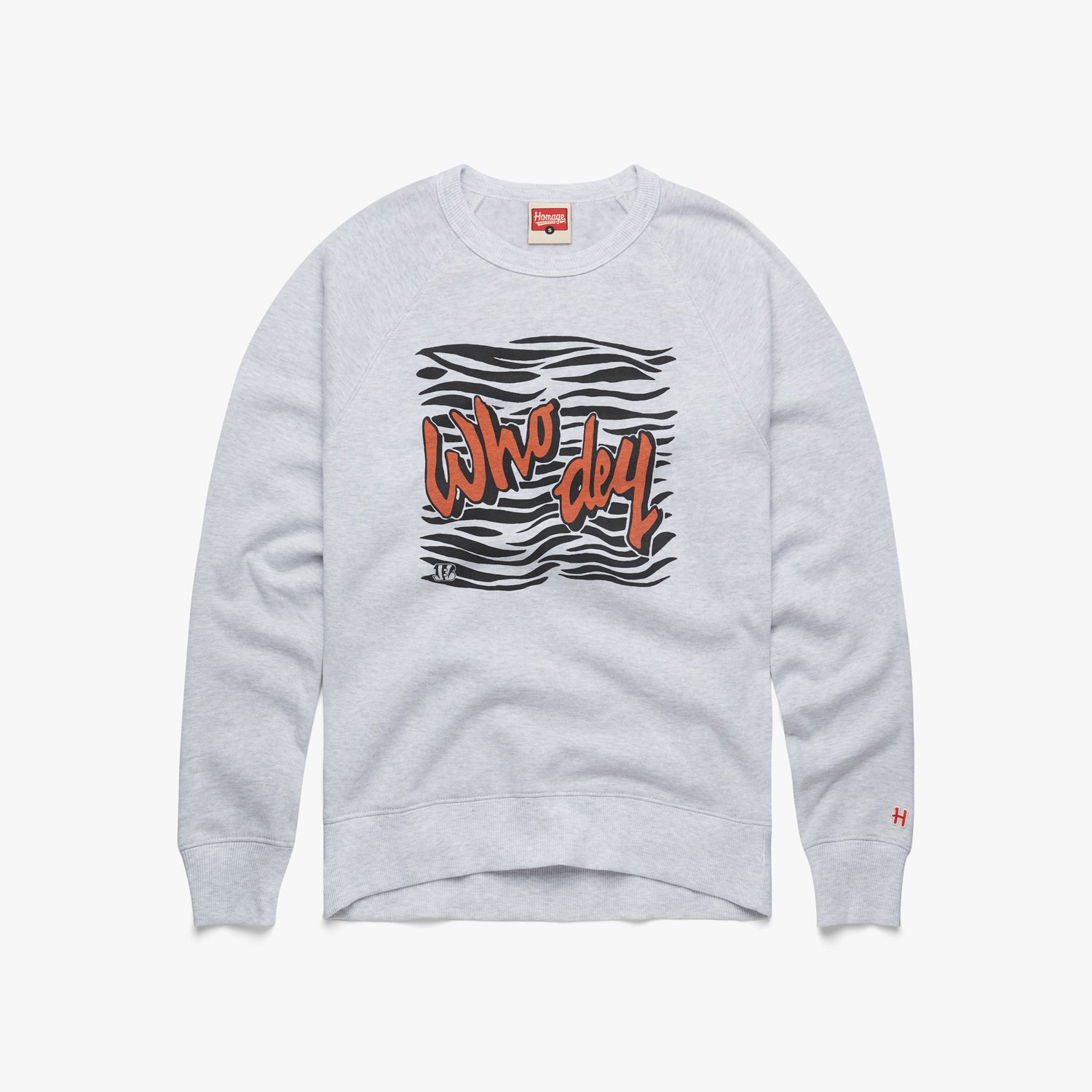 Bengals Who Dey Crewneck  Retro Cincinnati Bengals Sweatshirt – HOMAGE