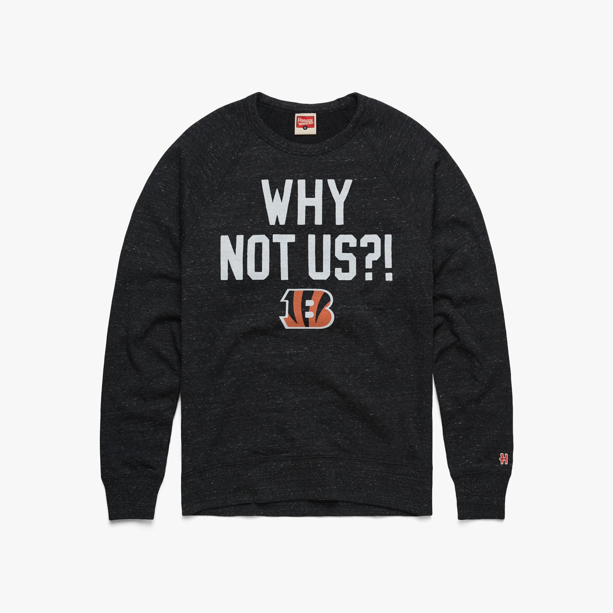 Cincinnati Bengals '68 Crewneck from Homage. | Officially Licensed Vintage NFL Apparel from Homage Pro Shop.