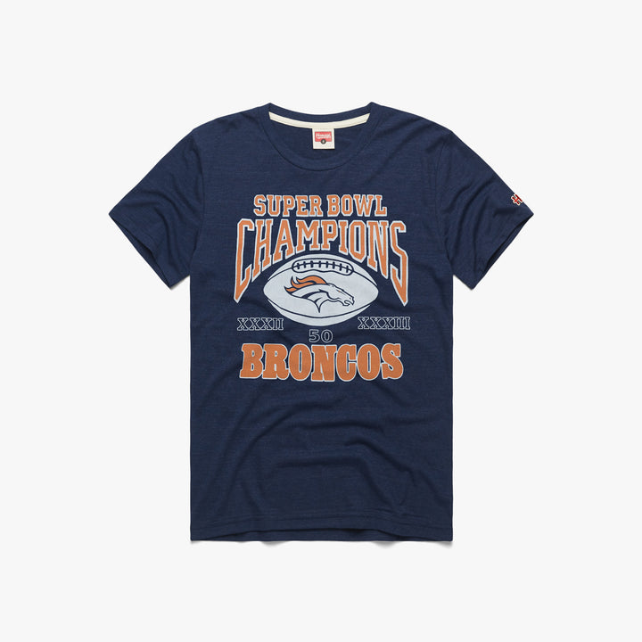 NFL 2022 men's denver broncos homage super bowl champions XXXII