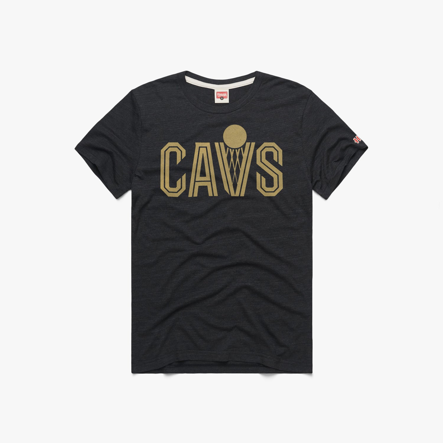 Unisex Homage Ash Cleveland Cavaliers Hometown Hyper Local Tri-Blend T-Shirt Size: Small