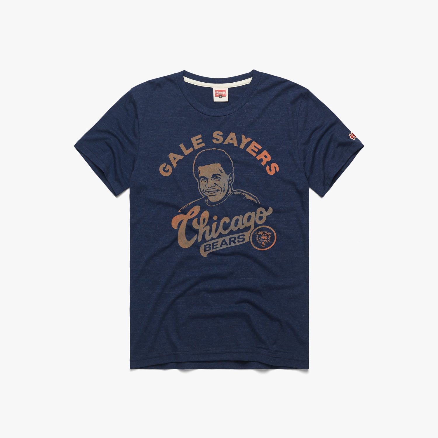 Chicago Bears Gale Sayers T-Shirt from Homage. | Officially Licensed Vintage NFL Apparel from Homage Pro Shop.