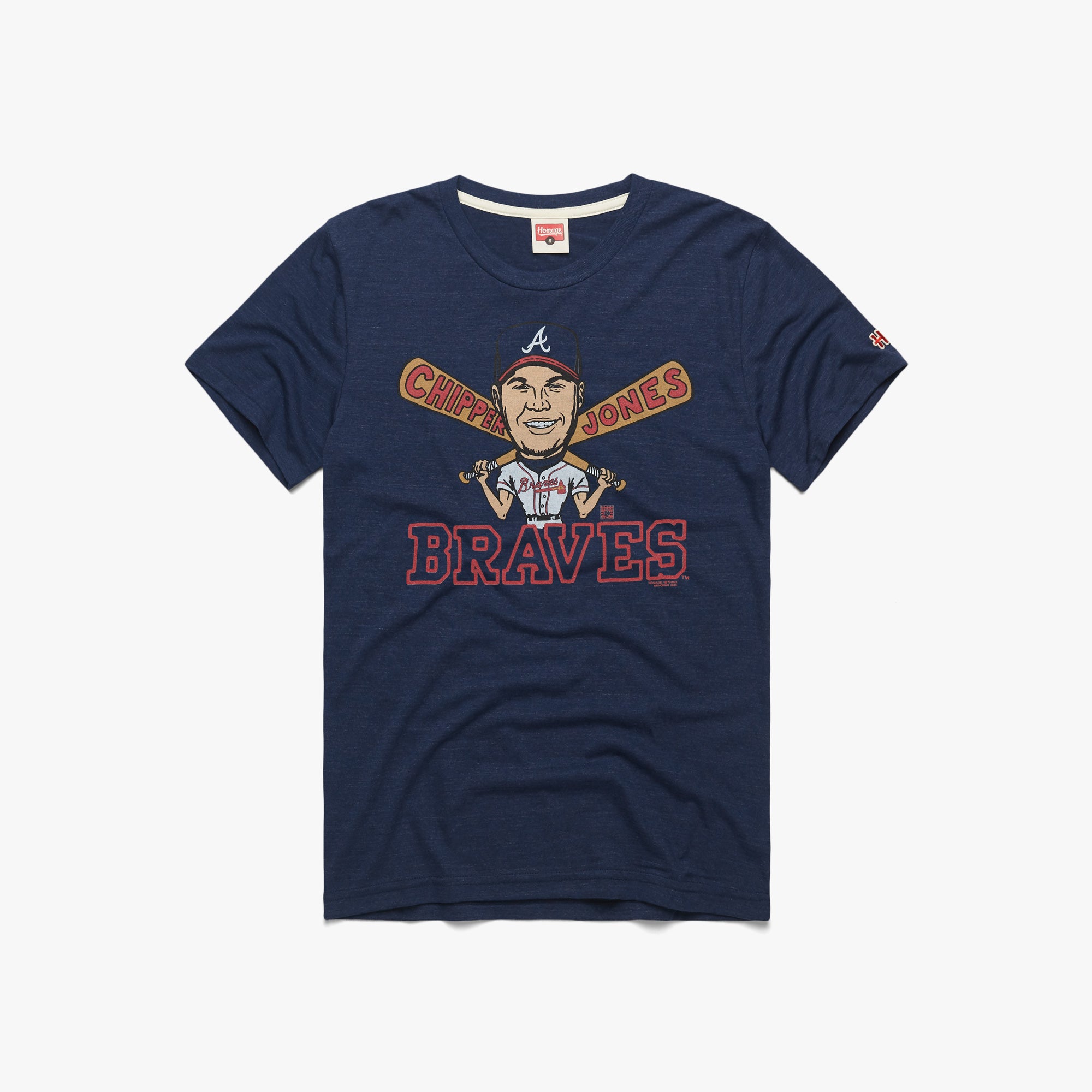 Chipper Jones Braves | Retro Atlanta Braves Chipper Jones T-Shirt