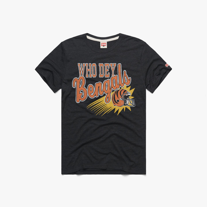 Cincinnati Bengals Who Dey Think T-Shirt from Homage. | Officially Licensed Vintage NFL Apparel from Homage Pro Shop.