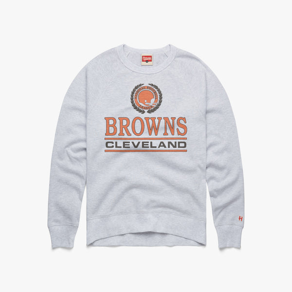 Cleveland Browns Crest Crewneck | Retro Cleveland Browns Sweatshirt ...