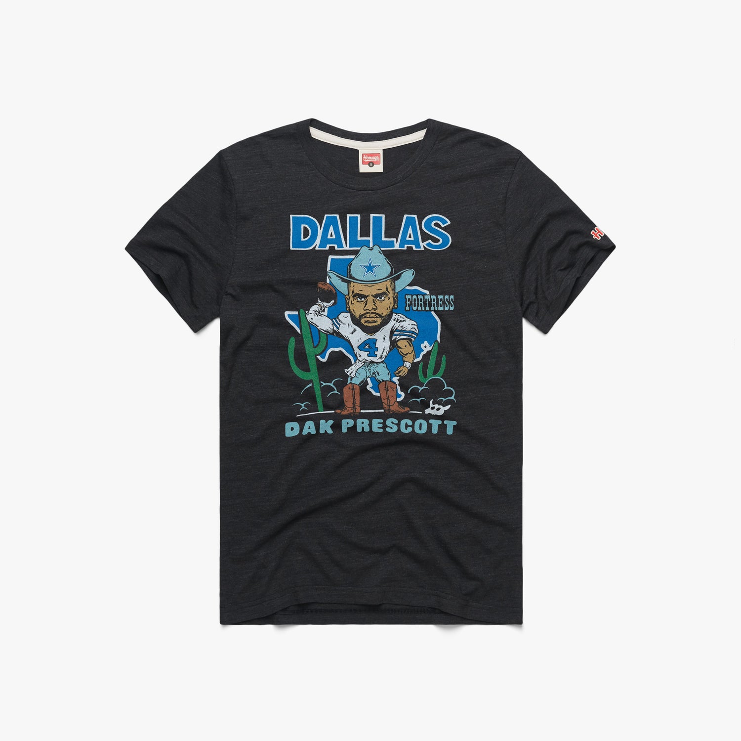 Dallas Cowboys Dak Prescott  Retro Dallas Cowboys T-Shirt – HOMAGE