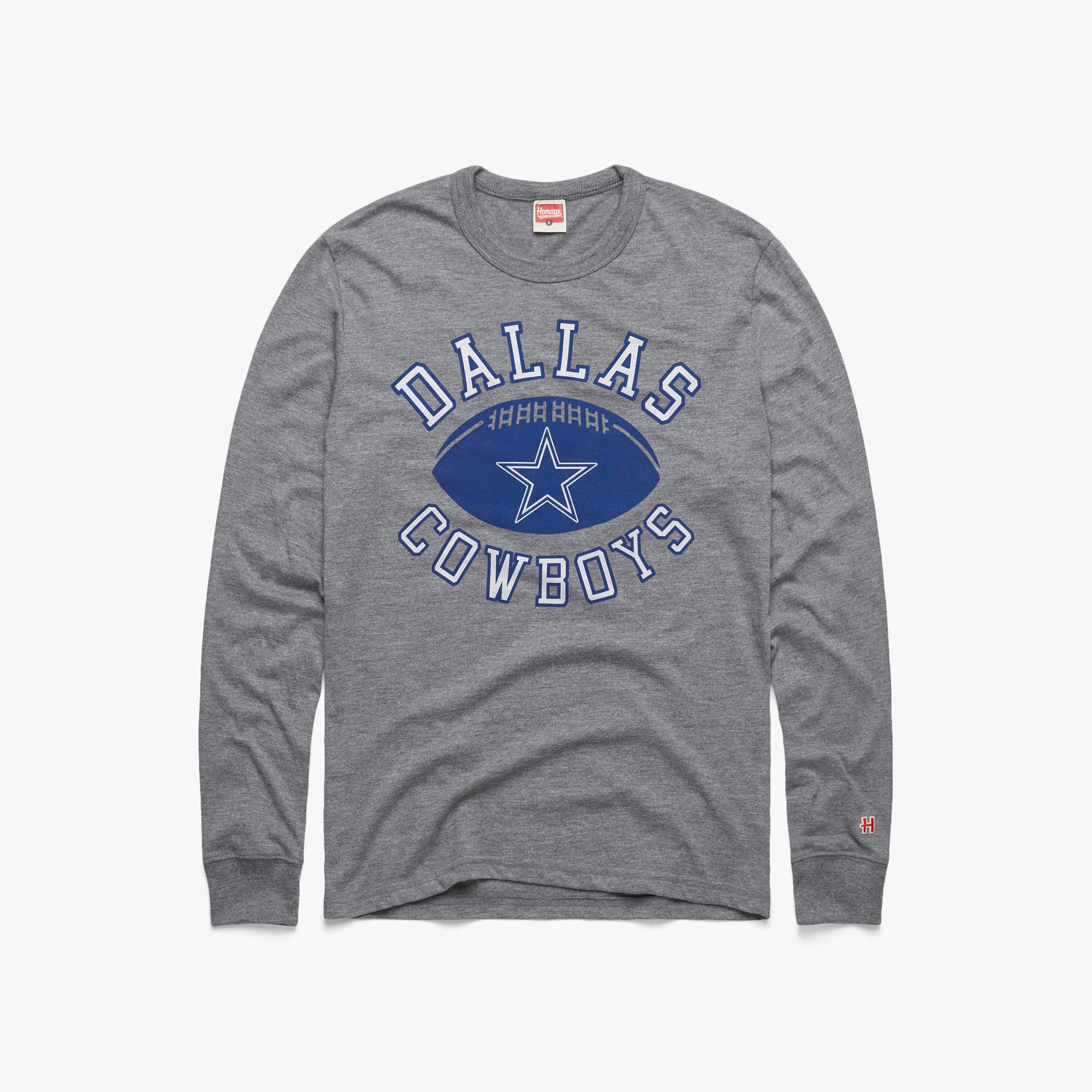 Dallas Cowboys Pigskin Long Sleeve Tee