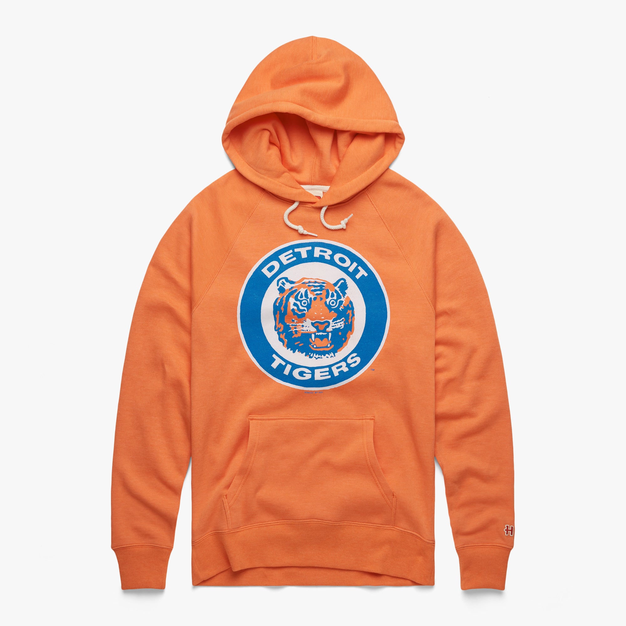 Detroit Tigers Iconic Secondary Colour Logo Graphic Hoodie - Mens