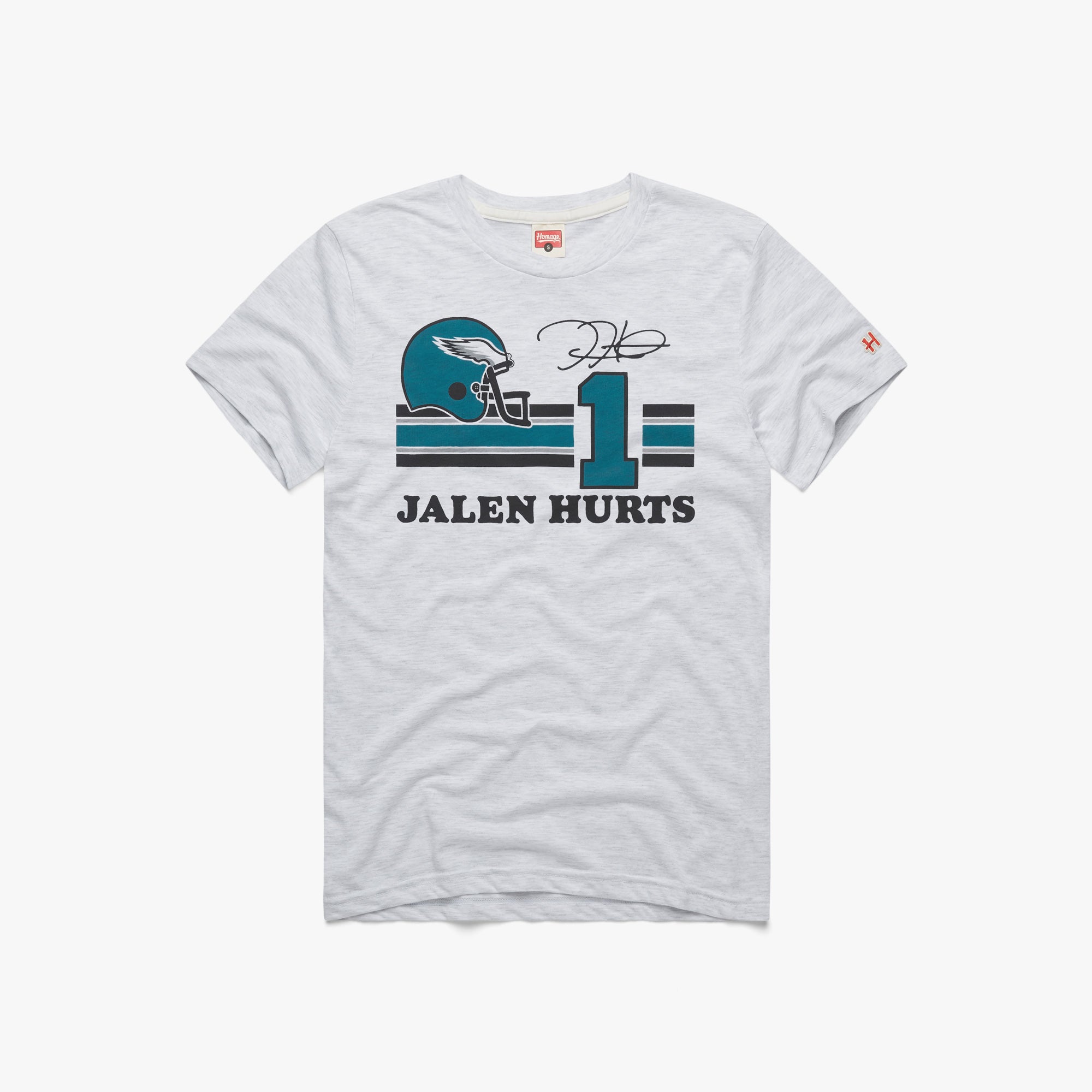 Jalen Hurts Philadelphia Eagles Men's Backer T-Shirt - Ash