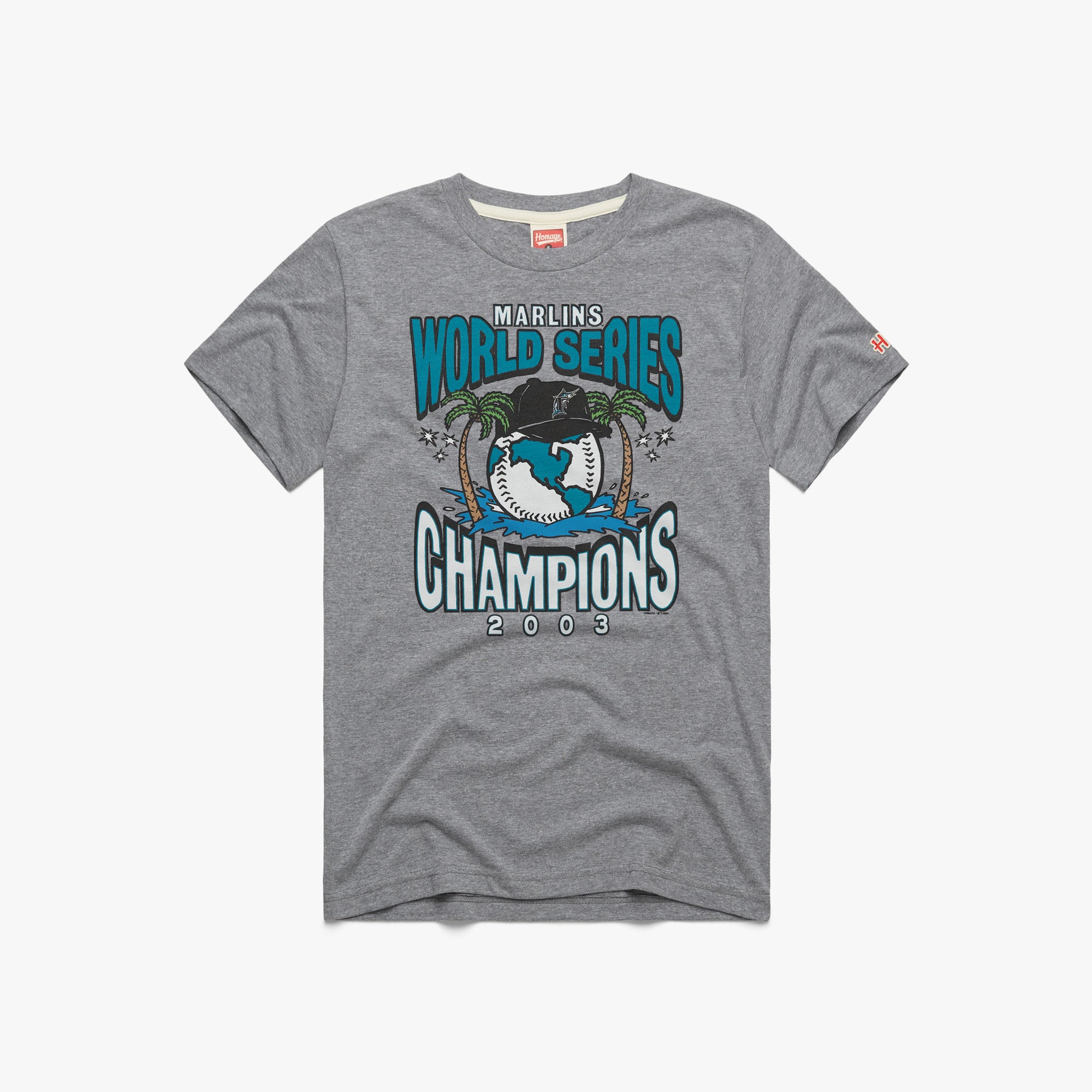 03' Florida Marlins National League Champions Vintage T-Shirt