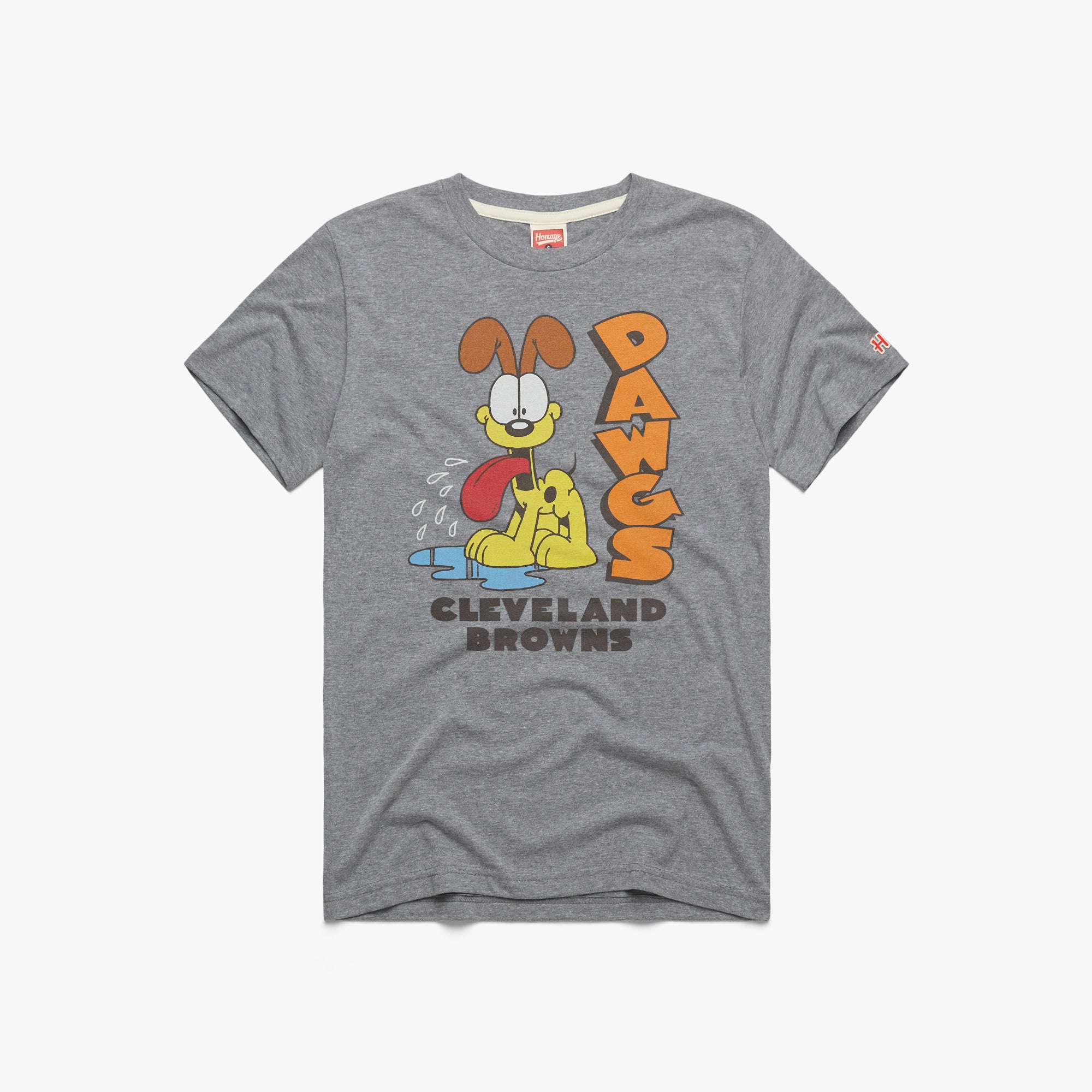 Garfield x Cincinnati Bengals T-Shirt from Homage. | Officially Licensed Vintage NFL Apparel from Homage Pro Shop.