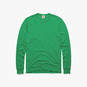 Philadelphia Eagles '87 Long Sleeve Tee | Kelly Green Eagles Apparel from Homage. | Officially Licensed NFL Apparel from Homage Pro Shop.