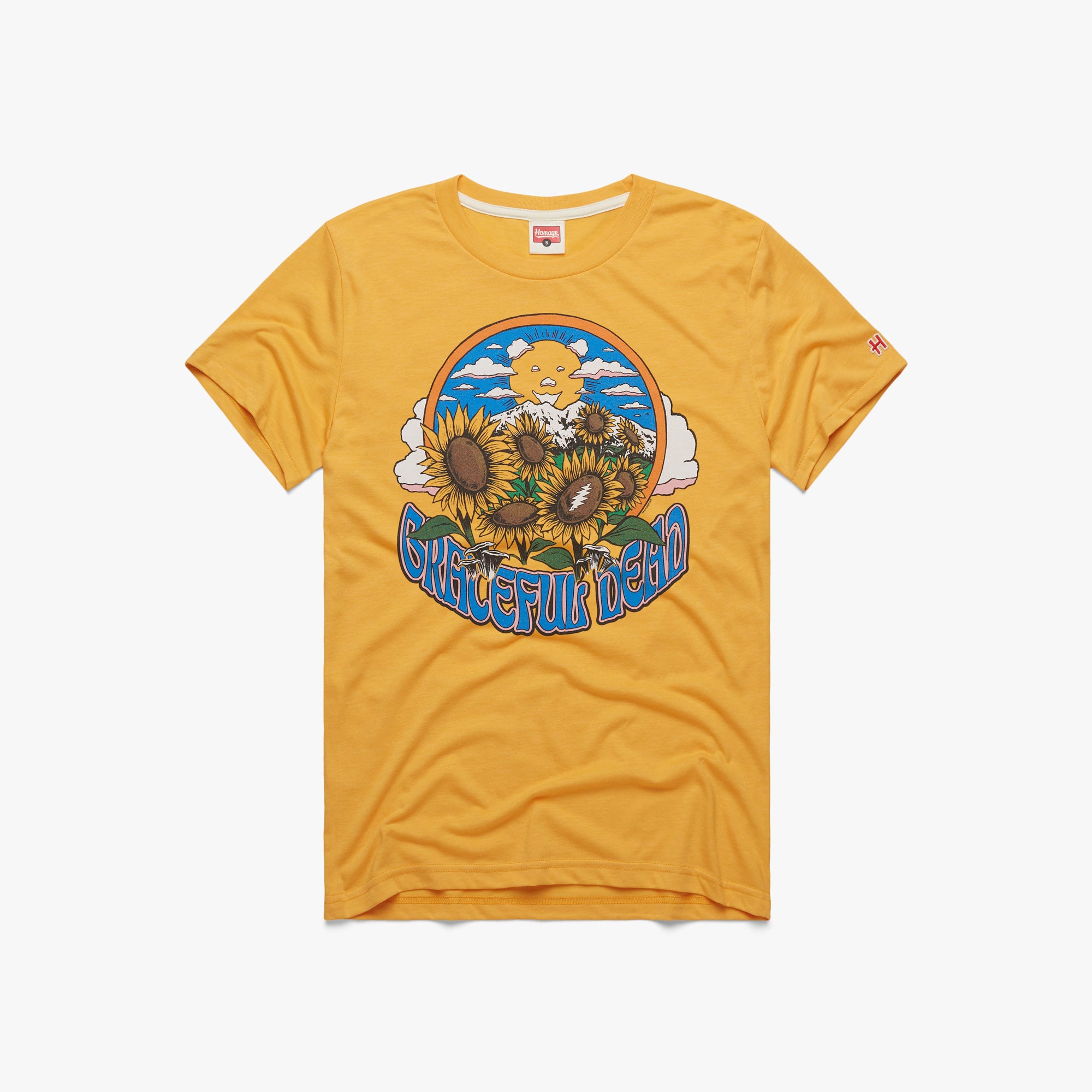 Grateful Dead T-Shirt from Homage. | Grey | Vintage Apparel from Homage.