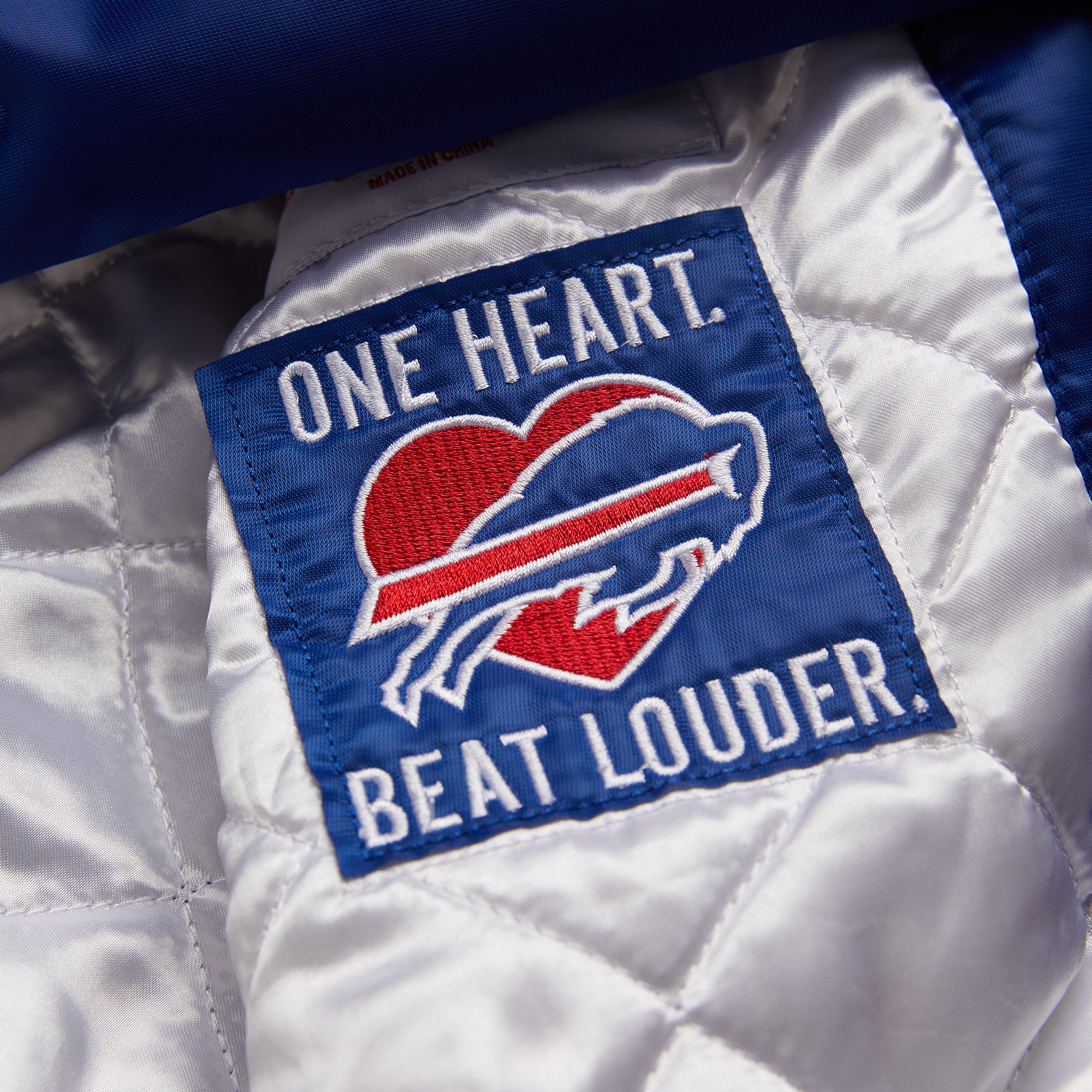 Buffalo Bills Fanimation Satin Jacket L