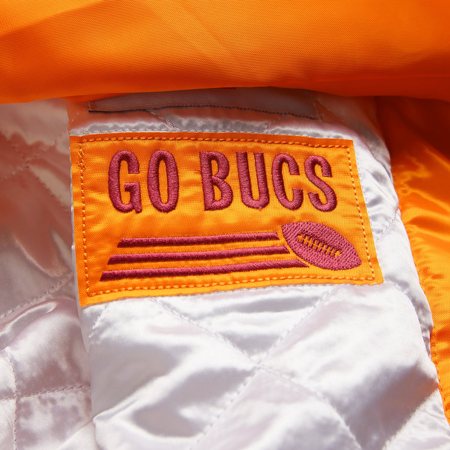 Men's Starter Orange San Francisco Giants Home Game Satin Full-Snap Varsity Jacket Size: Medium