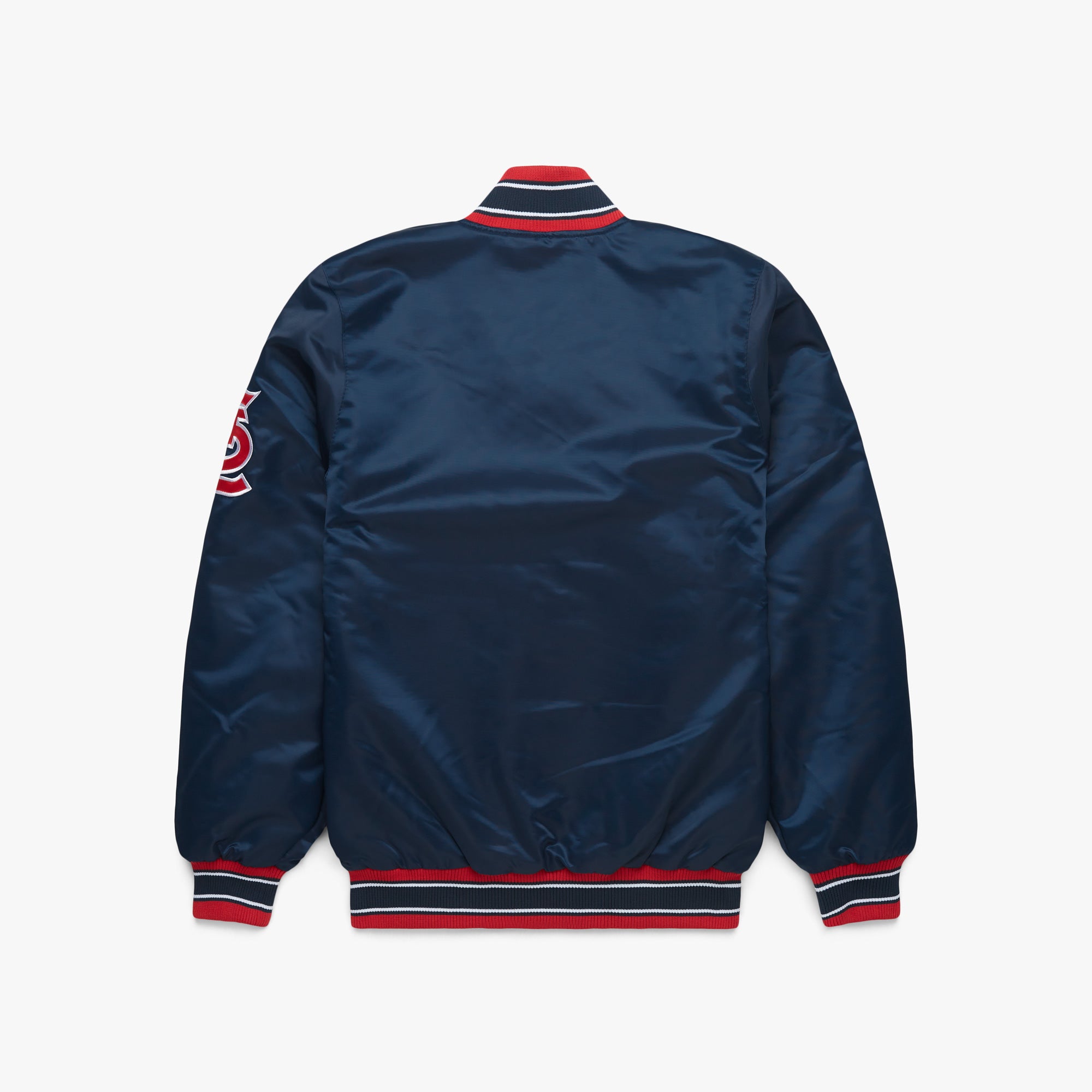 St. Louis Cardinals The Legend Navy/Red Satin Jacket