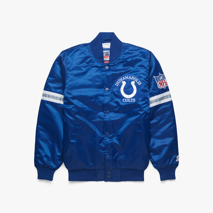 Indianapolis Colts Starter Throwback Logo Full-Zip Hoodie - Royal