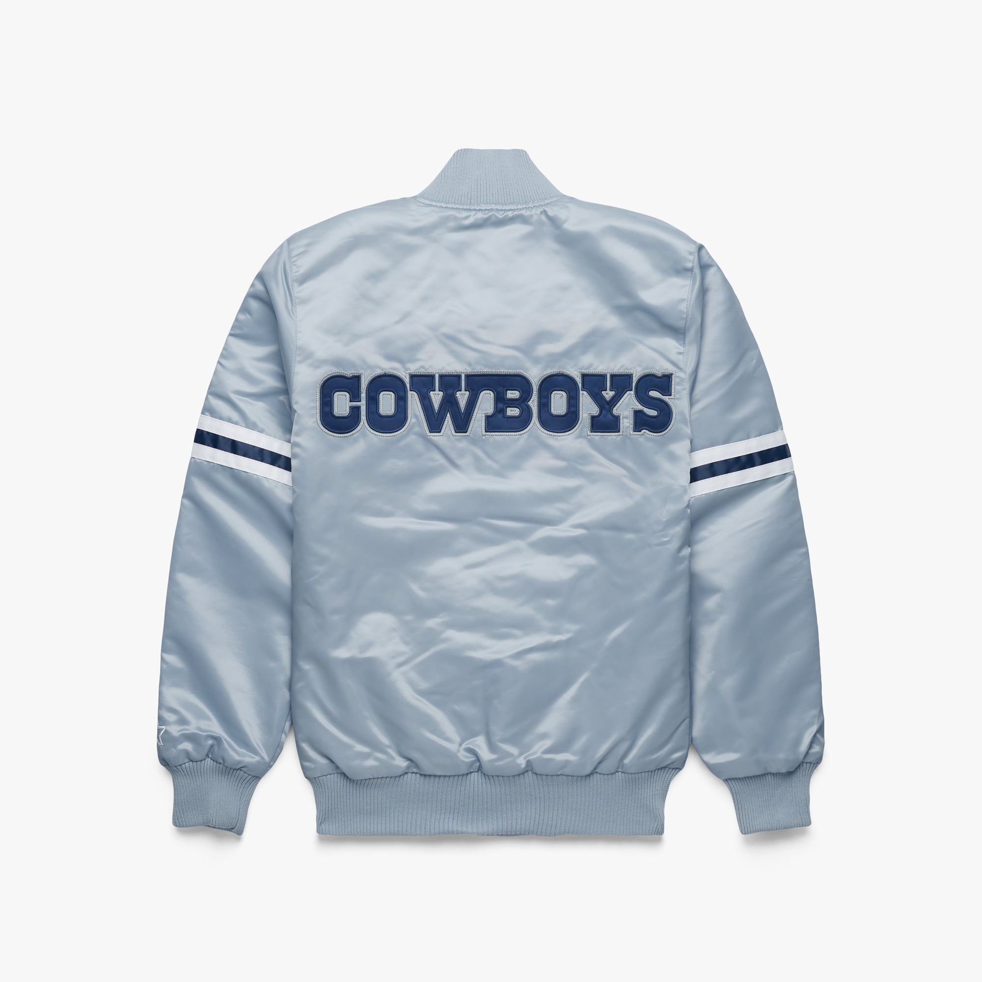 Dallas Cowboys Navy Blue and Silver Varsity Jacket - Filmsjackets
