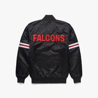 Atlanta Falcons Men's Mitchell & Ness Tough Season Satin Jacket