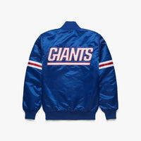 NY Giants Super Bowl XLVI Black and Blue Varsity Jacket