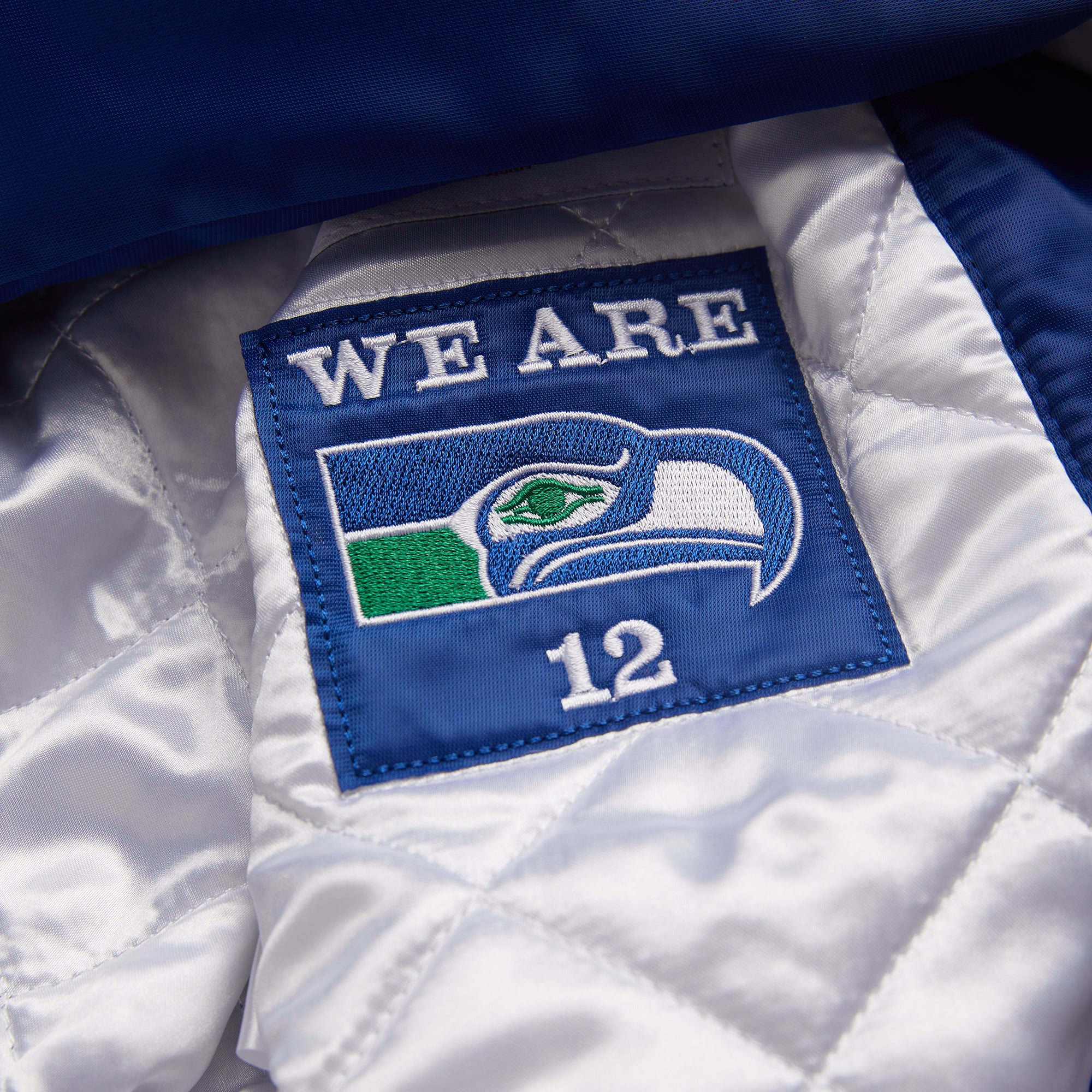 Baby Emard Seattle Seahawks Blue Satin Jacket - William Jacket