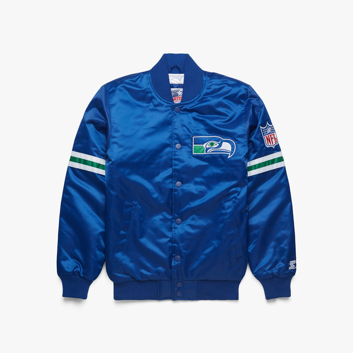 Seattle Seahawks Starter Bomber Black Jacket