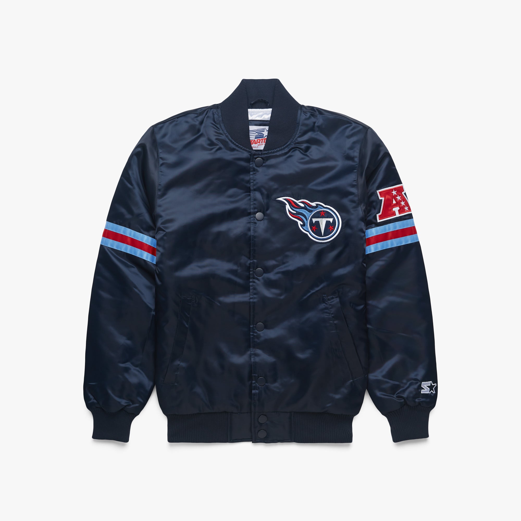 HOMAGE X Starter Titans Satin Jacket Navy / S