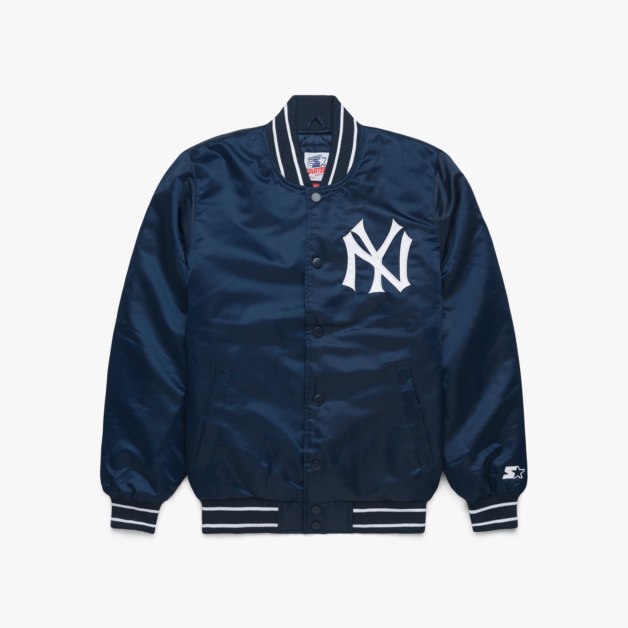 Shop Starter New York Yankees Starter Satin Jacket LS25E167-NYY