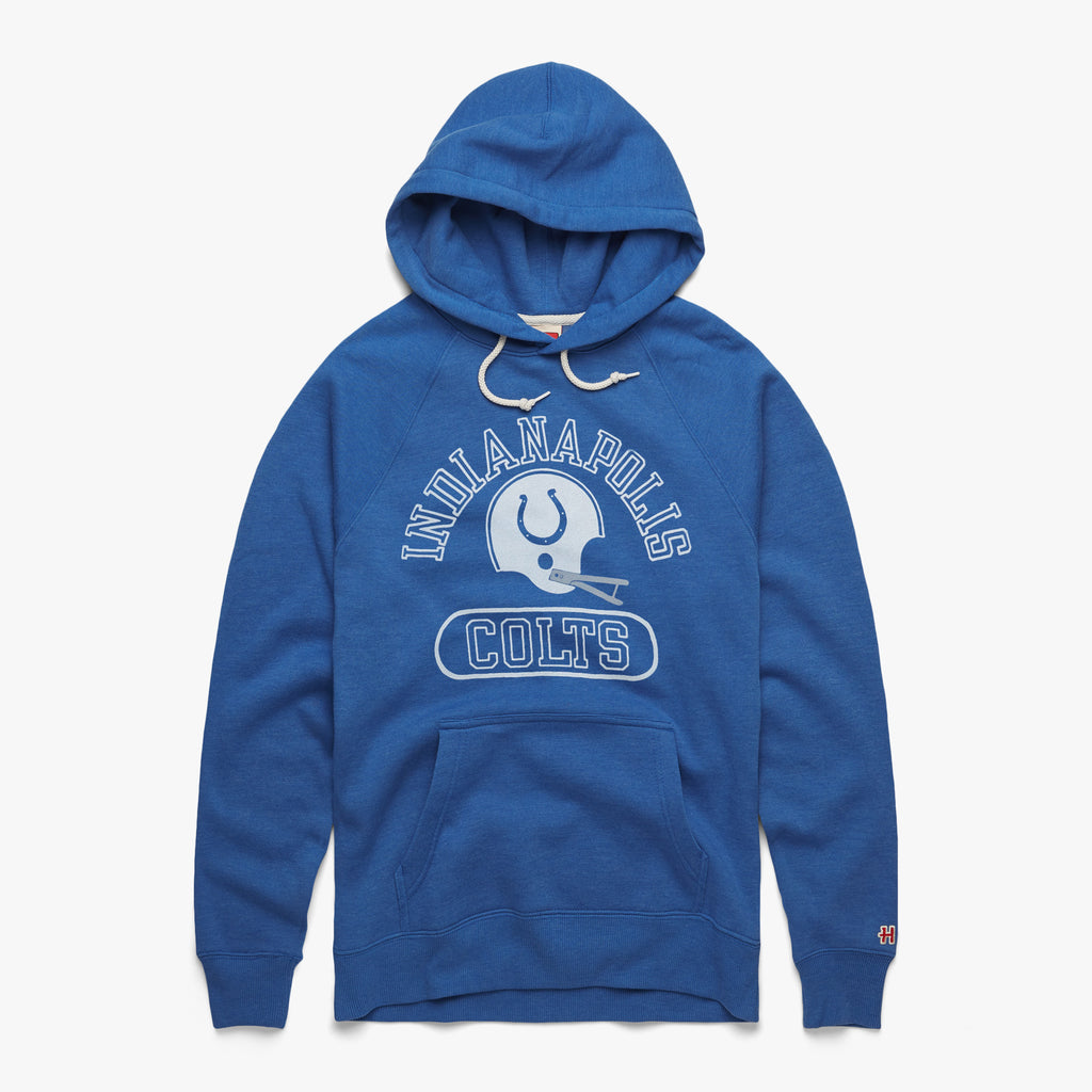 Indianapolis Colts Throwback Helmet Hoodie | Retro Colts Hoodie – HOMAGE