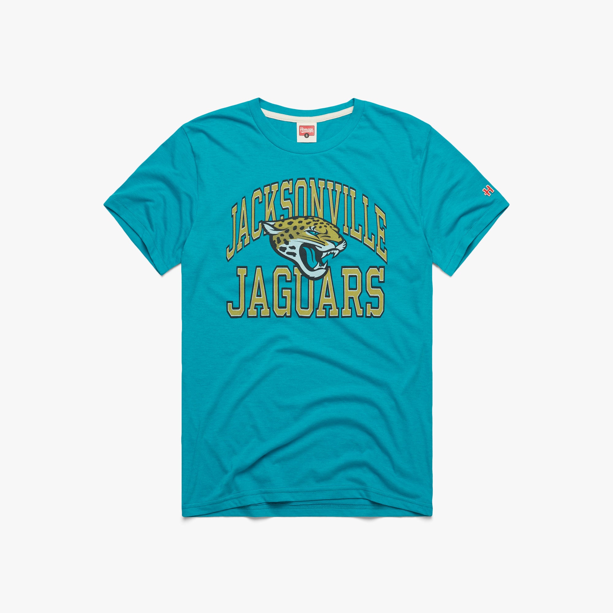 Youth Teal Jacksonville Jaguars Helmet T-Shirt