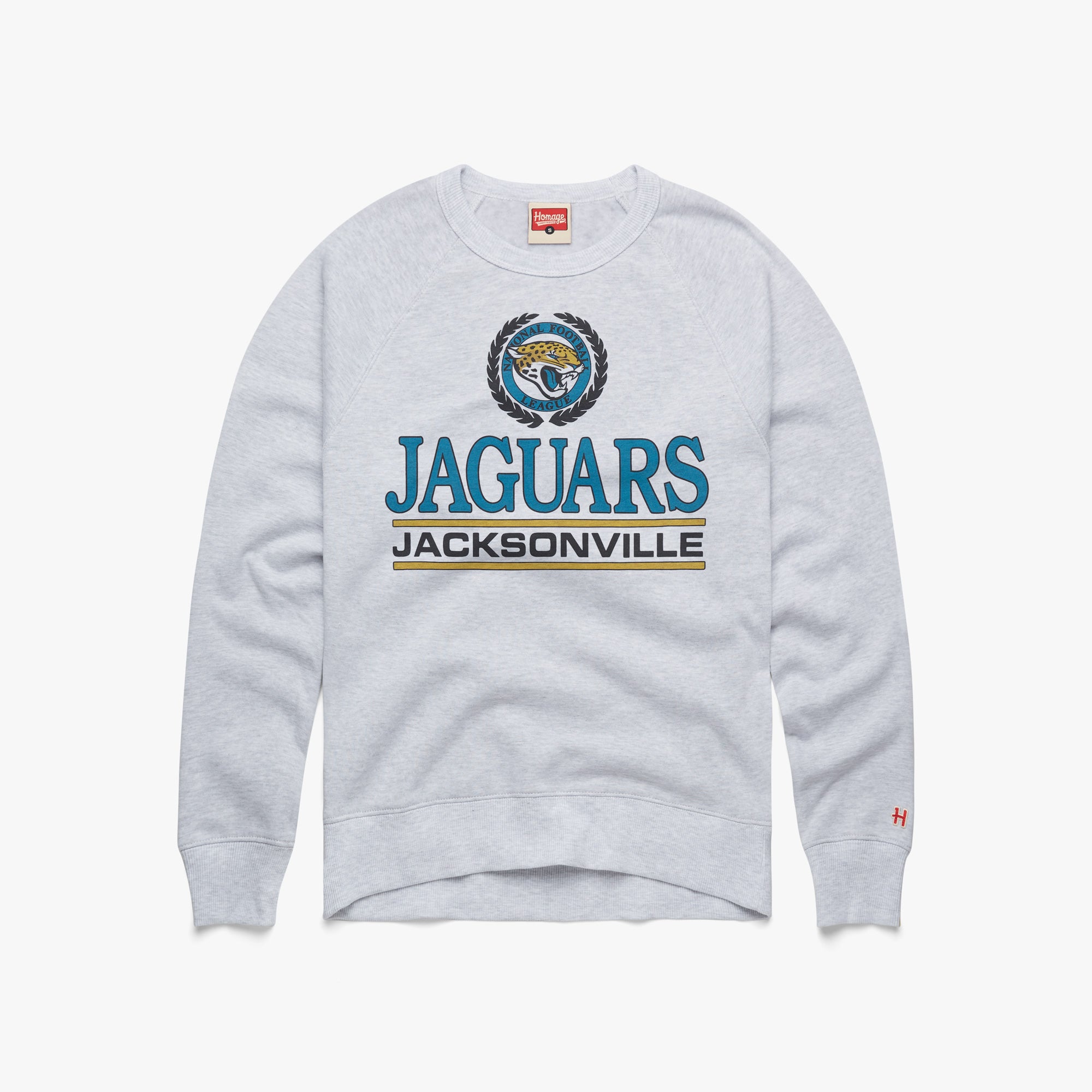 Jacksonville Jaguars Retro NFL Crewneck Sweatshirt Sweater